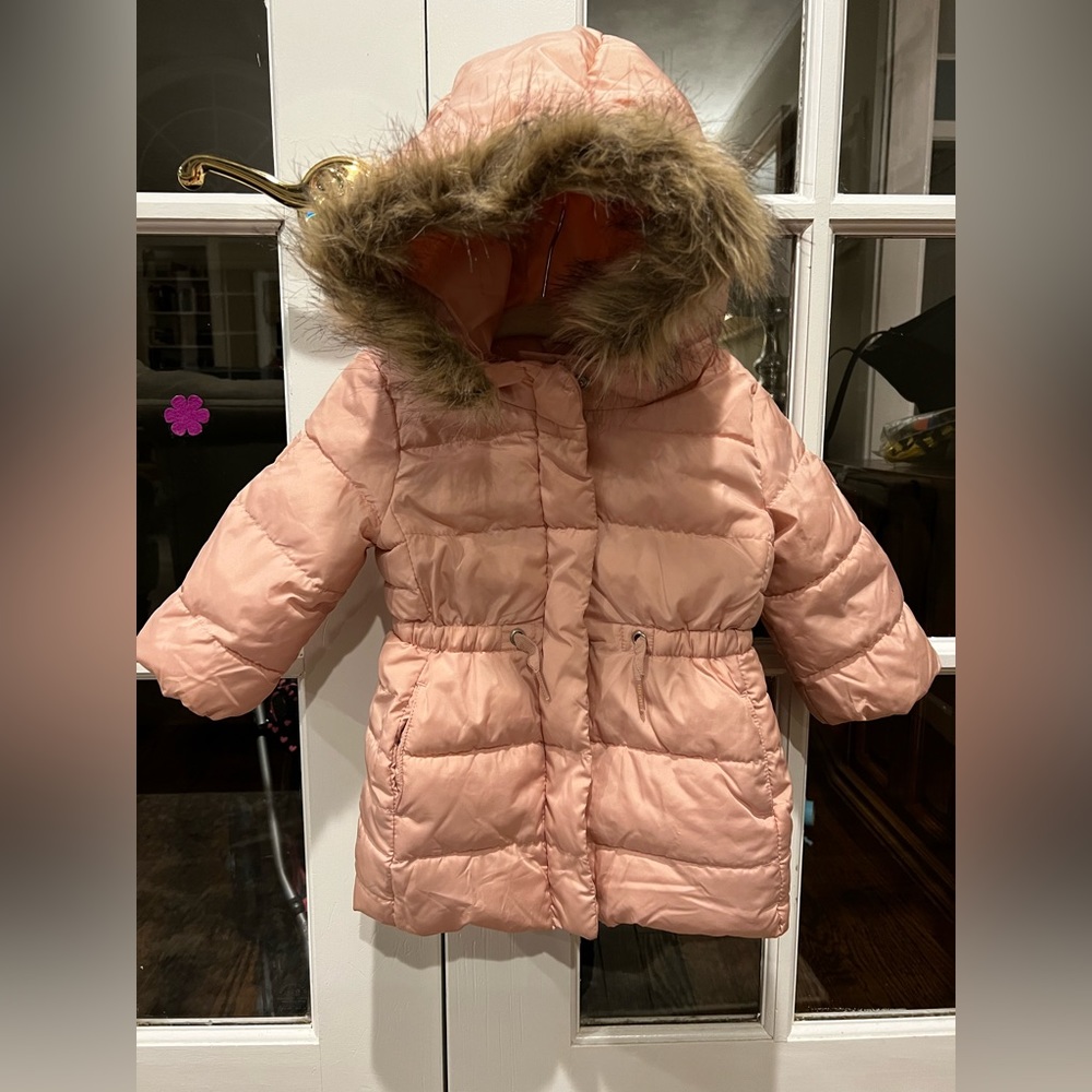 Baby girl 12-18 months pink winter jacket